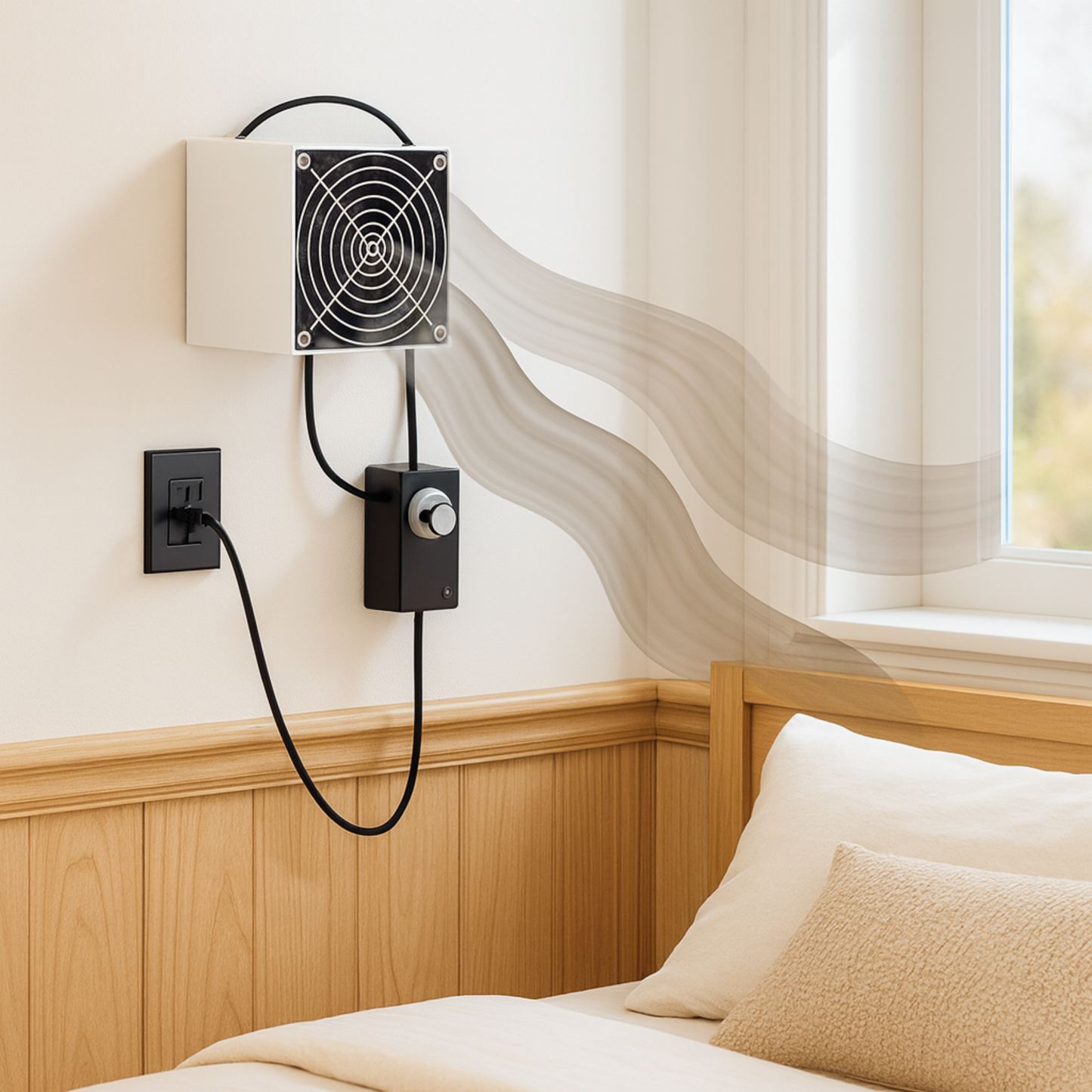Wall Mounted Exhaust Fan Super Silent Ventilation