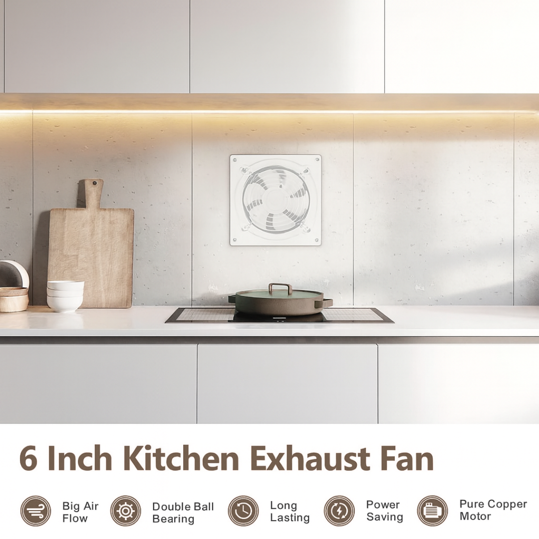 Wall Mounted Exhaust Fan Super Silent Ventilation