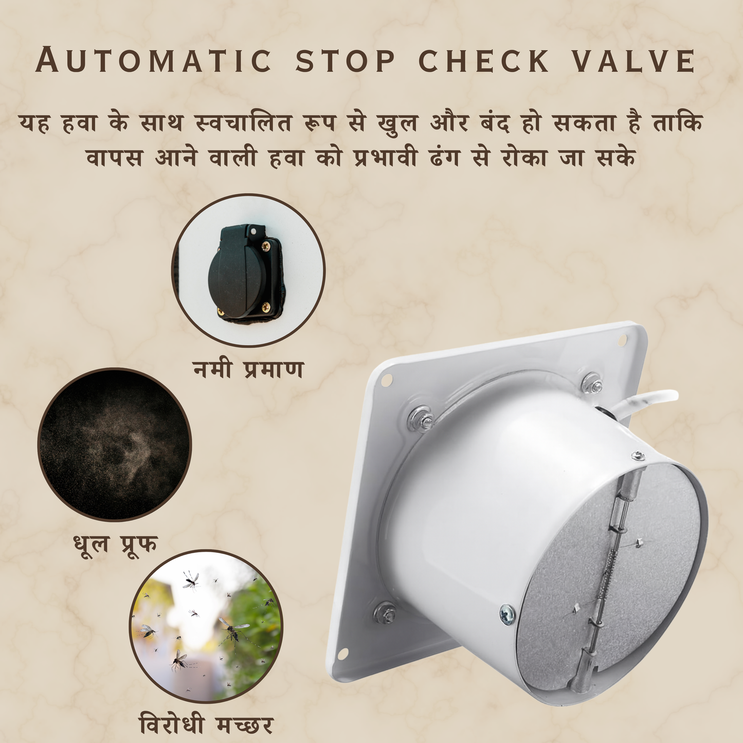 Wall Mounted Exhaust Fan Super Silent Ventilation