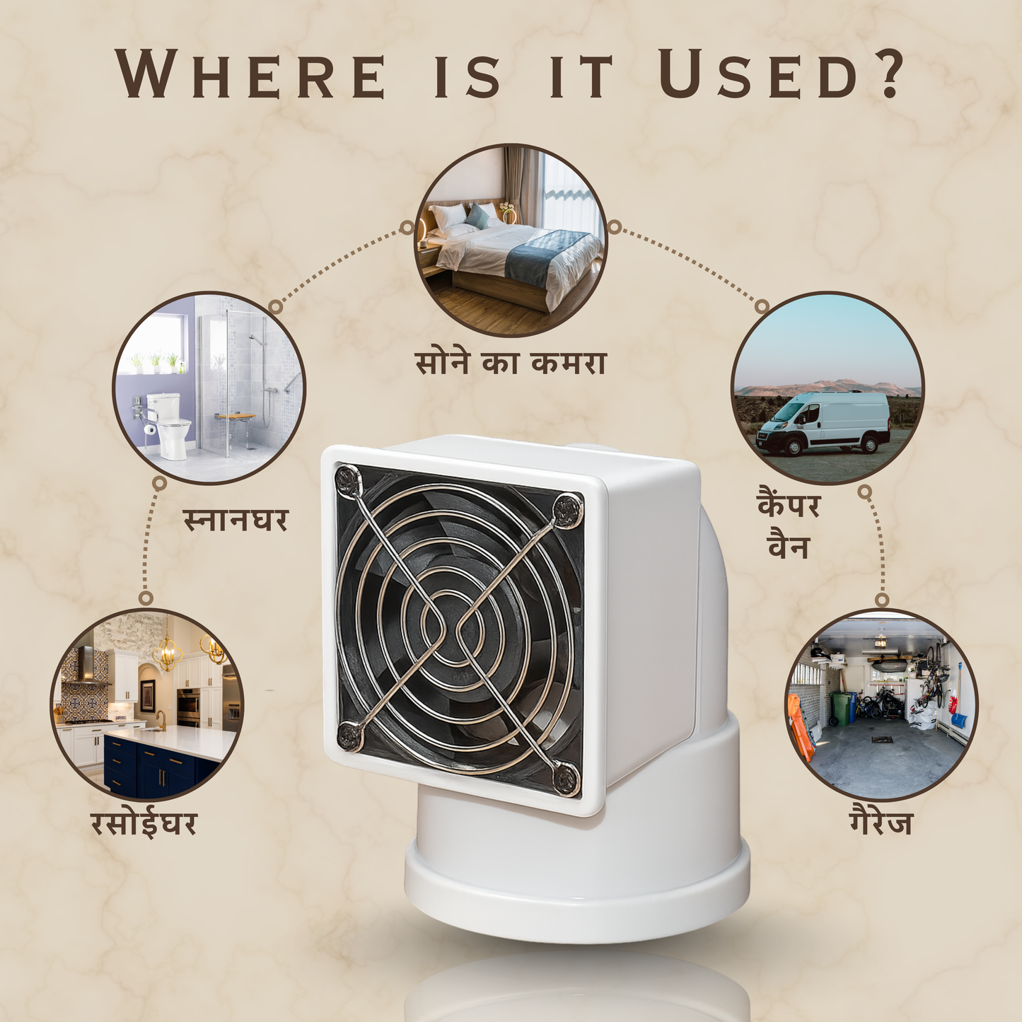 Wall Mounted Exhaust Fan Super Silent Ventilation
